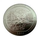 ¼ Dollar "Washington Quarter" (Olympic National Park - Silver 5oz Bullion)