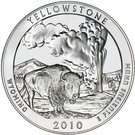 ¼ Dollar "Washington Quarter" (Yellowstone National Park - Silver 5oz Bullion)