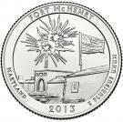¼ Dollar "Washington Quarter" (Fort McHenry - Silver Proof)