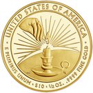 10 Dollars (Eleanor Roosevelt; Bullion Coinage)