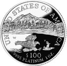 100 Dollars "American Platinum Eagle" (Bullion Coinage)