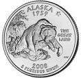 ¼ Dollar "Washington Quarter" (Alaska)