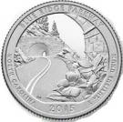 ¼ Dollar 'Washington Quarter' (Blue Ridge Parkway, North Carolina)