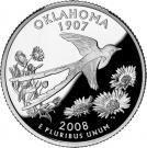 ¼ Dollar "Washington Quarter" (Oklahoma - Silver Proof)