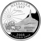 ¼ Dollar "Washington Quarter" (Nebraska - Silver Proof)