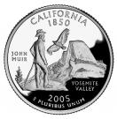 ¼ Dollar "Washington Quarter" (California - Silver Proof)