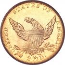 2½ Dollars "Classic Head, No Motto On Reverse - Quarter Eagle"