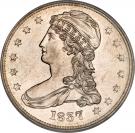 50 Cents "Capped Bust Half Dollar" (Reeded edge)