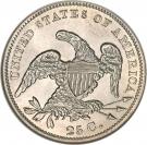 25 Cents "Liberty Cap Quarter" (without motto)