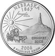 ¼ Dollar "Washington Quarter" (Nebraska)