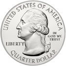 ¼ Dollar "Washington Quarter" (Fort Moultrie at Fort Sumter National Monument, South Carolina -  Silver 5oz Bullion)