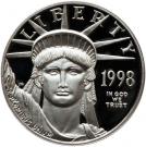 100 Dollars "American Platinum Eagle" (Bullion Coinage)
