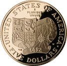 5 Dollars (Christopher Columbus Quincentenary)