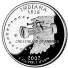 ¼ Dollar "Washington Quarter" (Indiana - Silver Proof)