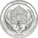 ¼ Dollar "Washington Quarter" (Homestead National Monument of America, Nebraska  - Silver 5oz Bullion)