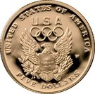 5 Dollars (XXV Olympic Games)