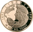 5 Dollars (Christopher Columbus Quincentenary)