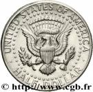 ½ Dollar "Kennedy Half Dollar" (Copper-Nickel Clad Copper)