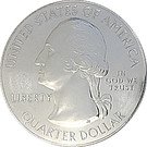 ¼ Dollar "Washington Quarter" (Gettysburg National Military Park, Pennsylvania - Silver 5 oz Bullion)