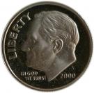 1 Dime "Roosevelt Dime" (Silver Proof)