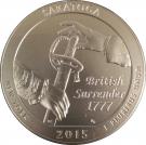¼ Dollar "Washington Quarter" (Saratoga National Historical Park, New York - Silver 5oz Bullion)
