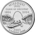 ¼ Dollar "Washington Quarter" (Missouri)
