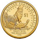 1 Dollar "Native American Dollar" (Treaty With the Delawares)