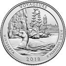 ¼ Dollar 'Washington Quarter' (Voyageurs National Park, Minnesota))