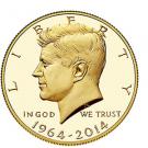 ½ Dollar (50th Anniversary of Kennedy Half Dollar: Gold Issue)