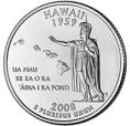 ¼ Dollar "Washington Quarter" (Hawaii)