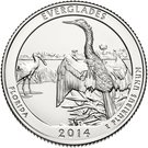 ¼ Dollar "Washington Quarter" (Everglades National Park, Florida - Silver 5oz Bullion)