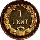 1 Cent (Haseltine Restrike, Gold)