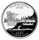 ¼ Dollar "Washington Quarter" (Minnesota - Silver Proof)