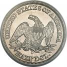 ½ Dollar "Seated Liberty Half Dollar" (with date arrows)