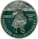 1 Dollar (Columbus Quincentenary)