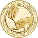 10 Dollars (Ida McKinley ; Bullion Coinage)