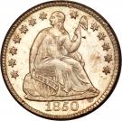 ½ Dime "Seated Liberty Half Dime" (with stars, no arrows)