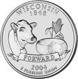 ¼ Dollar "Washington Quarter" (Wisconsin)