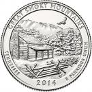 ¼ Dollar 'Washington Quarter' (Great Smoky Mountains National Park, Tennessee - Silver Proof)
