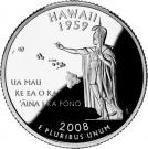 ¼ Dollar "Washington Quarter" (Hawaii - Silver Proof)