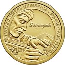 1 Dollar "Native American Dollar" (Sequoyah of the Cherokee Nation)