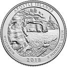 ¼ Dollar 'Washington Quarter' (Apostle Islands National Lakeshore, Wisconsin)
