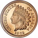 1 Cent "Indian Head Cent" (with shield)