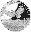 100 Dollars "American Platinum Eagle" (Bullion Coinage)