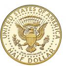½ Dollar (50th Anniversary of Kennedy Half Dollar: Gold Issue)