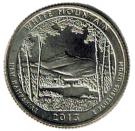 ¼ Dollar "Washington Quarter" (White Mountain National Forest, New Hampshire)