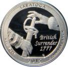 ¼ Dollar 'Washington Quarter' (Saratoga National Historical Park, New York  - Silver Proof)