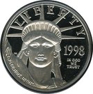 25 Dollars "American Platinum Eagle" (Bullion Coinage)