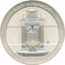1/4 Dollar  "Washington Quarter" (Hot Springs National Park - Silver 5oz Bullion)