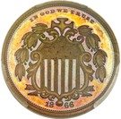 5 Cents "1866 Shield Nickel" (Pattern)